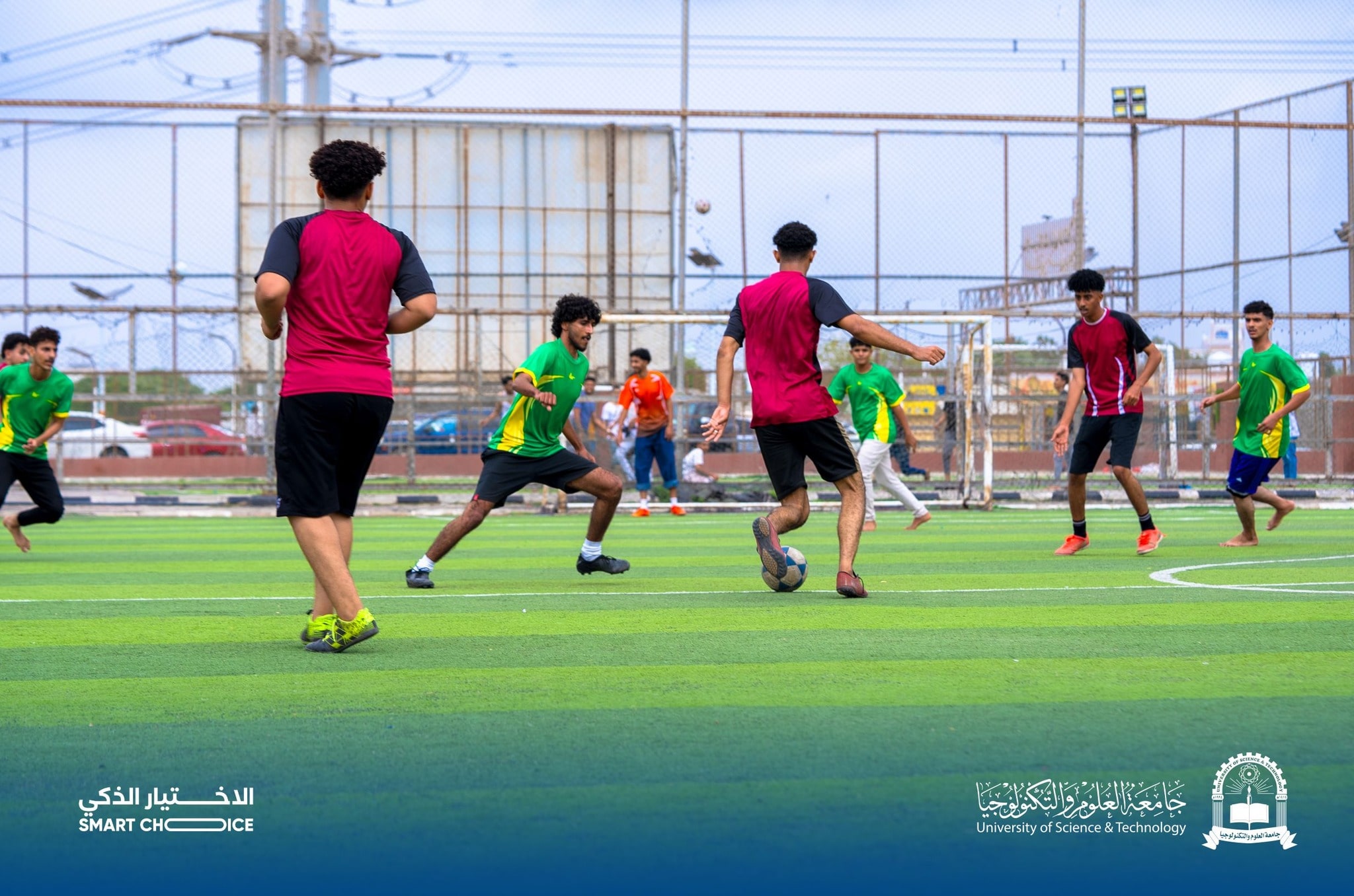 تدشين دوري كرة القدم ضمن سلسلة الأنشطة الرياضية للعام الجامعي 2024-2025